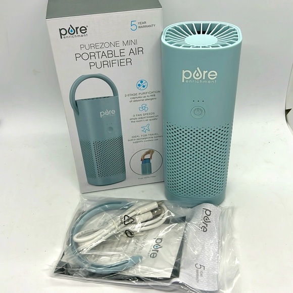 Purezone Mini Portable Air Purifier USB Rechargeable New NIB - Picture 1 of 10